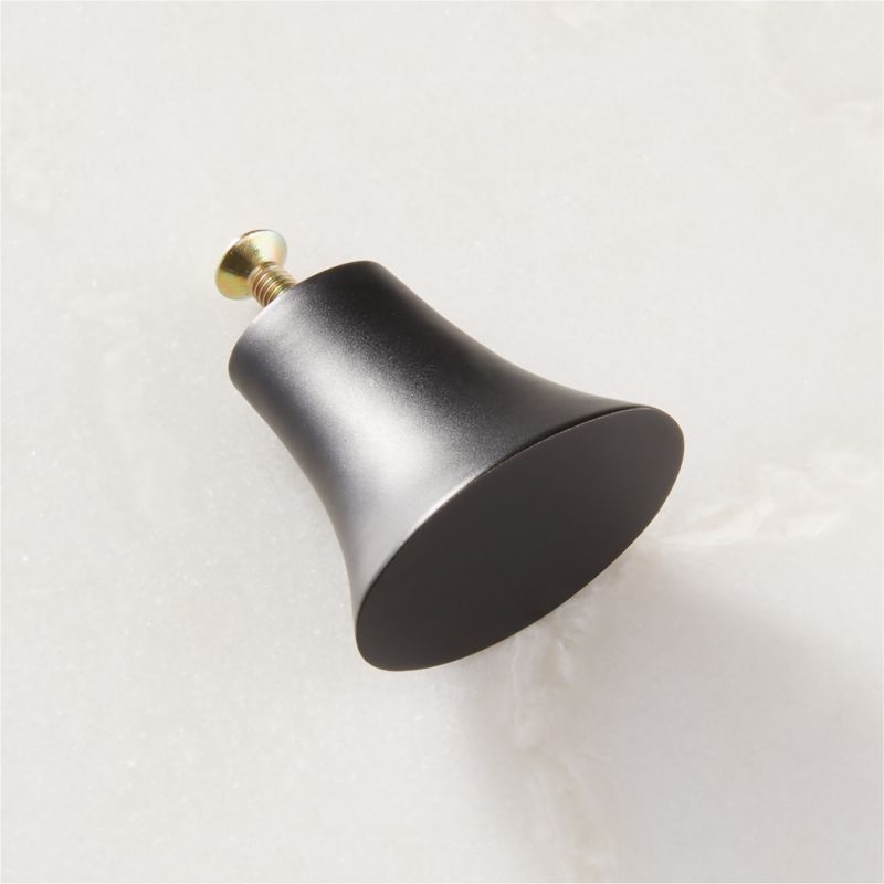 Cravat Matte Black Knob 1.25" - Image 2
