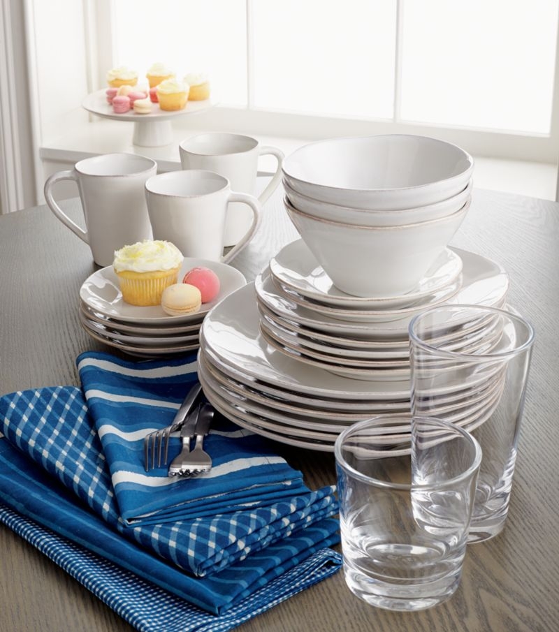 Marin White Cereal Bowls, Set of 8 - Image 5