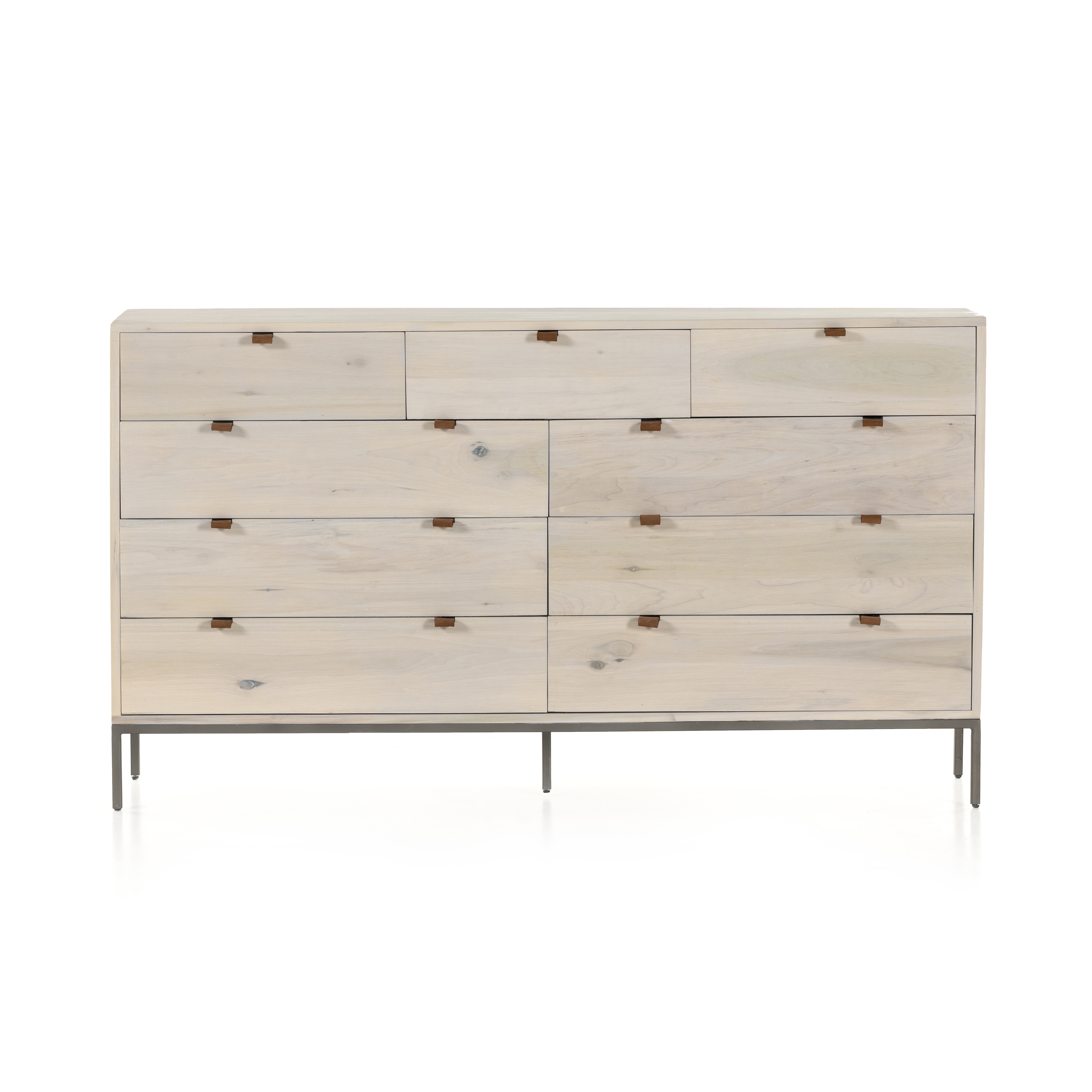 Trey 9 Drawer Dresser-Dove Poplar - Image 2