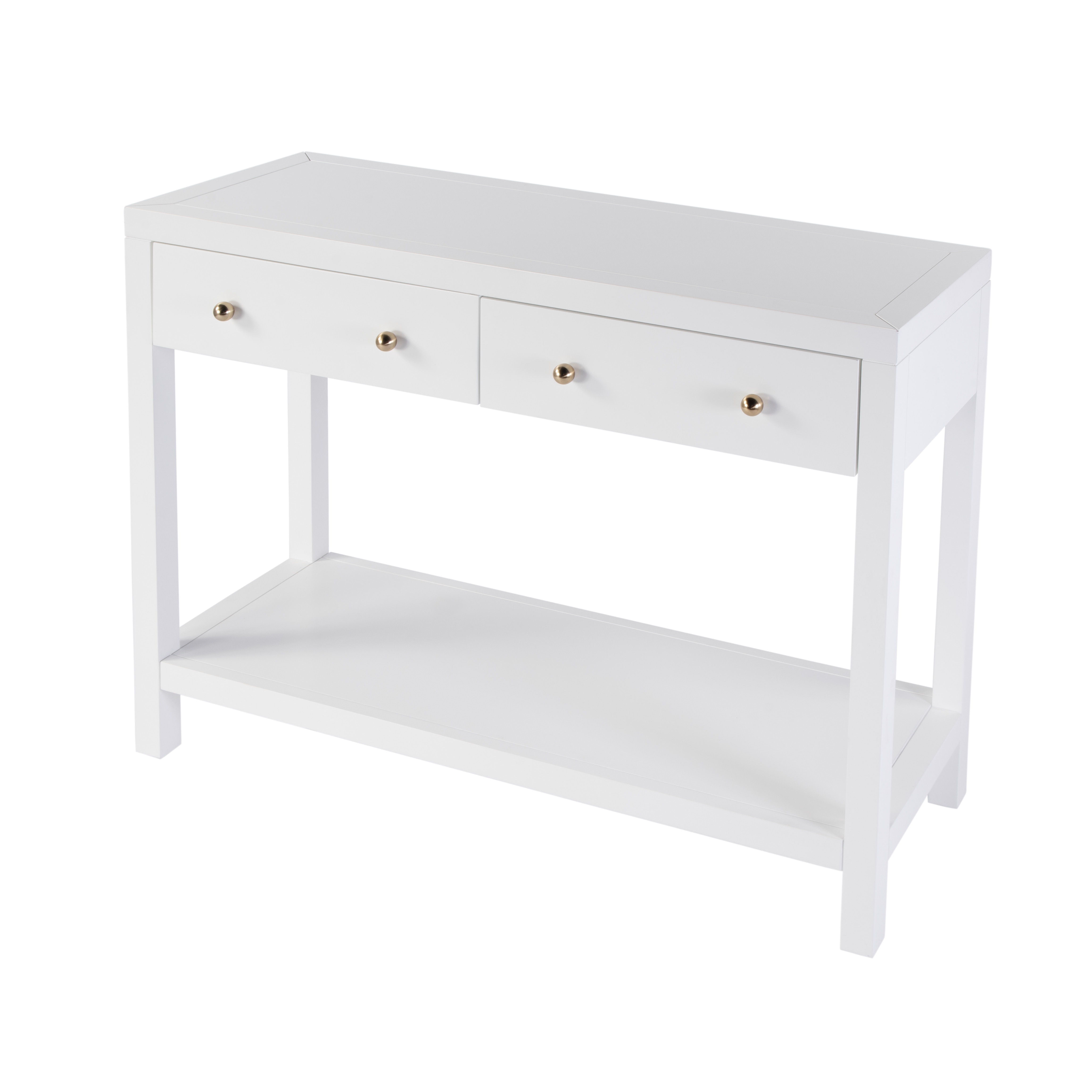 Nora Smooth White Console Table - Image 0