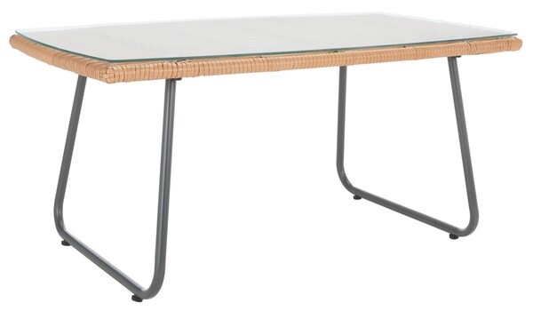 Roston 4 Pc Living Set - Natural/Navy - Safavieh - Image 8