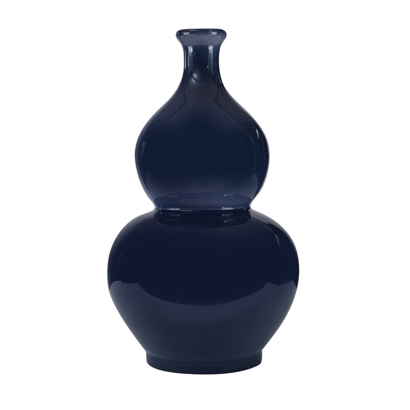 Kravet Dewart Floor Vase Color: Blue - Image 0