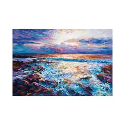 Contemplation By The Sea by Leon Devenice - Wrapped Canvas Gallery-Wrapped Canvas Giclée - Image 0
