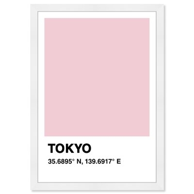 Tokyo Color Swatch - Picture Frame Textual Art Print on Paper - Image 0