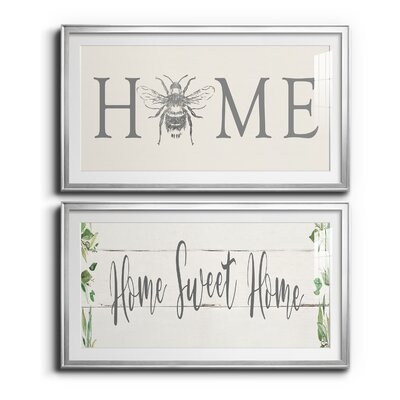 Bee Home- Premium Framed Print - Ready To Hang - Image 0