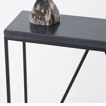 Hilicus Entryway Table Steel, Black on Black - Image 1