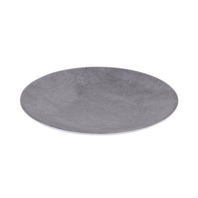 Round Plate, 10 3/8" Dia. X 1 1/4" H., Denali, Black - Image 0
