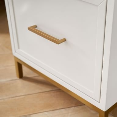 Blaire Smart Storage Desk, Lacquered Simply White - Image 5