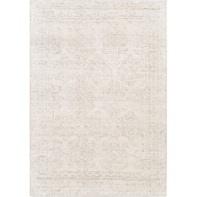 Coldale Southwestern Hand-Knotted Taupe Area Rug - Image 0