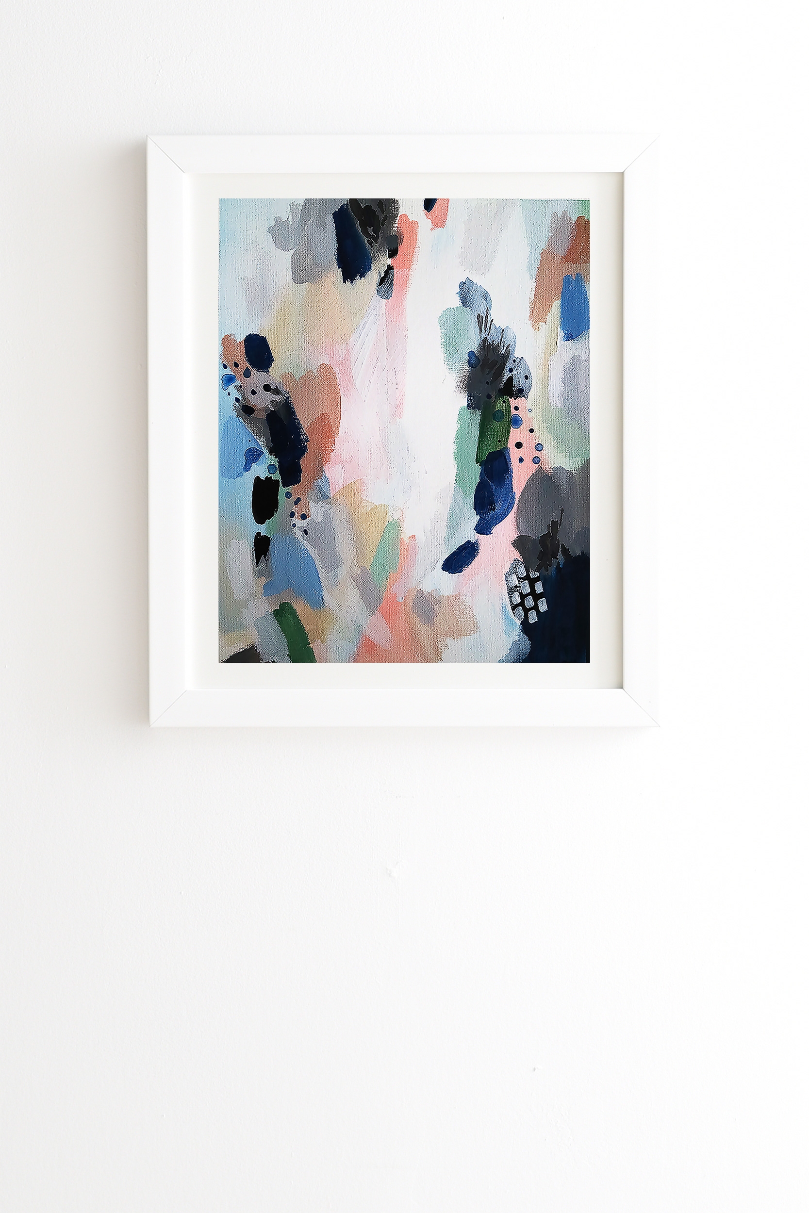 Impulse by Laura Fedorowicz - Framed Wall Art Basic White 19" x 22.4" - Image 0
