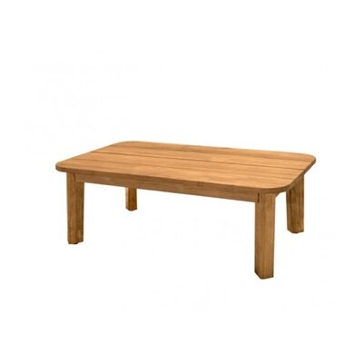 Outdoor Coffee Table With Rectangular Shaped Top, Brown - Image 0