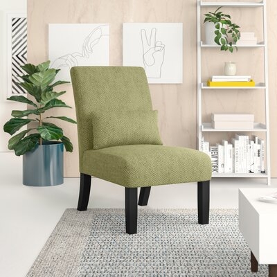 Randi 22.75" Wide Polyester Slipper Chair - Image 0