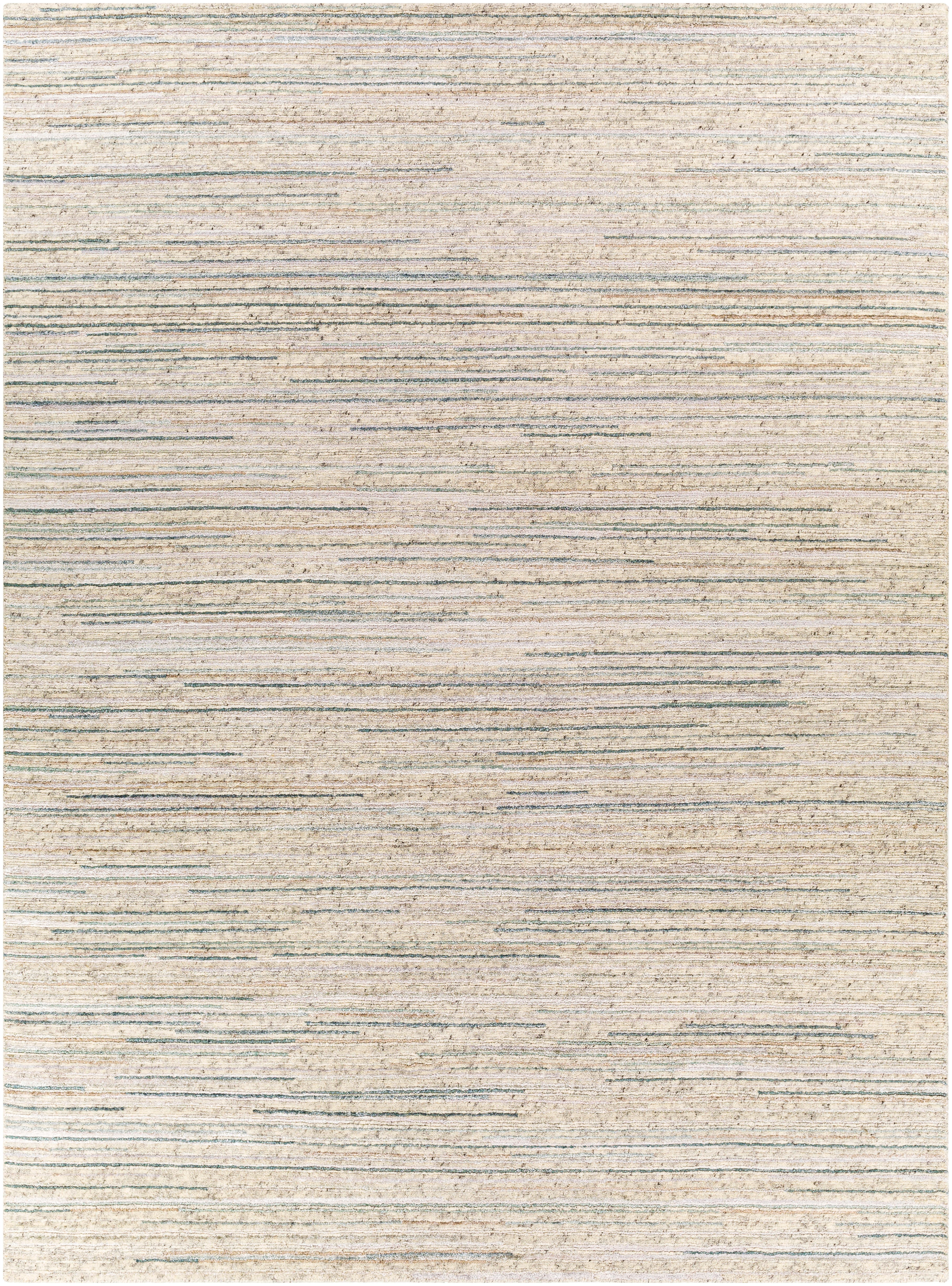 Enlightenment Beige Indoor 12' x 15' Handmade Rug - Image 0