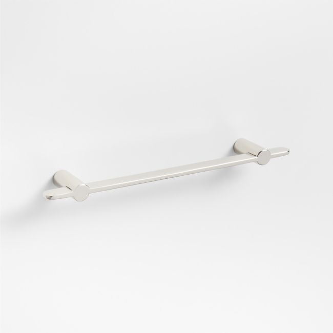 Flat 5" Polished Chrome Cabinet Drawer Bar Pull - Image 0