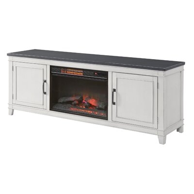 Chewsville TV Stand for TVs up to 78" with Electric Fireplace Included - Image 0