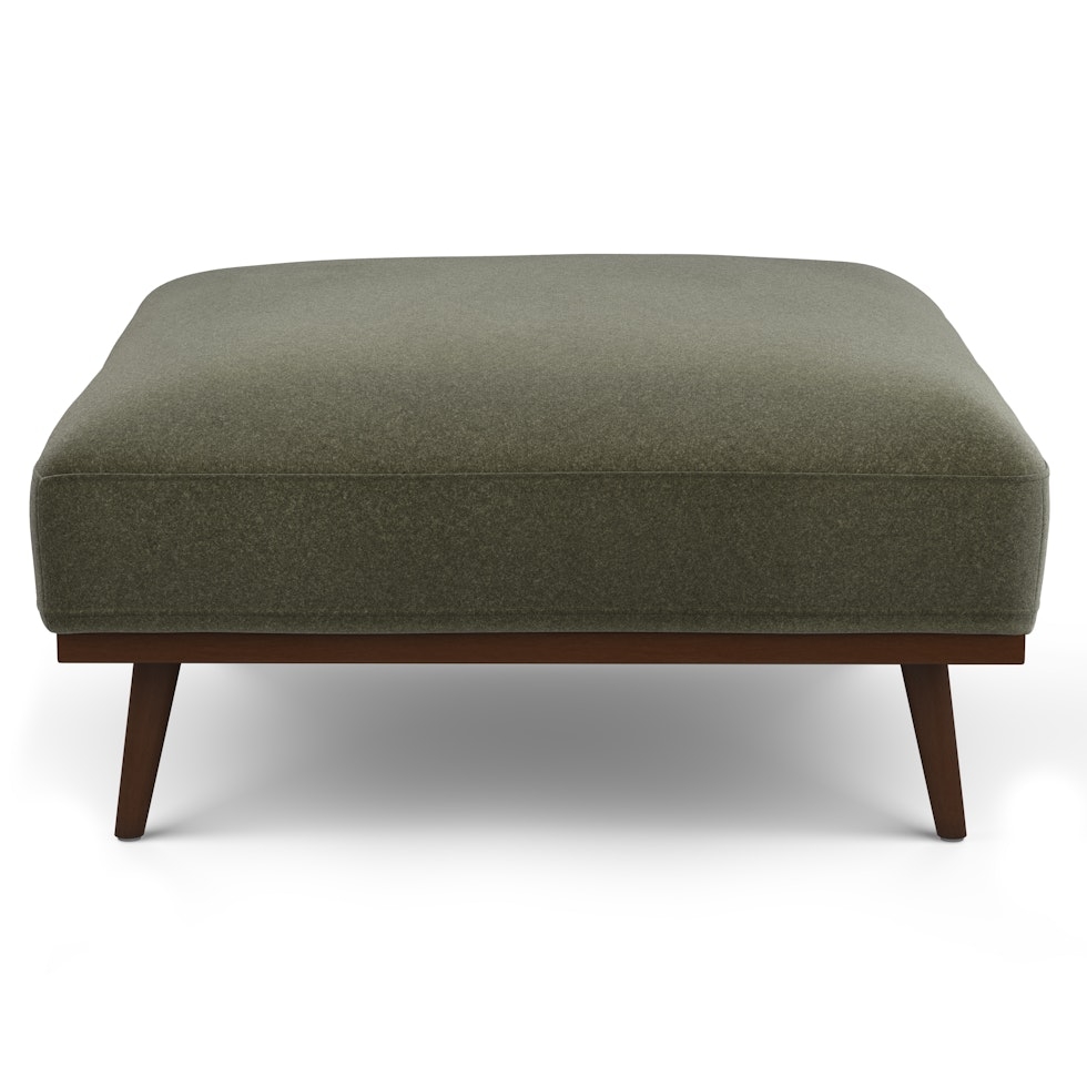 Rhett 38.5" Ottoman - Felted Green - Image 1