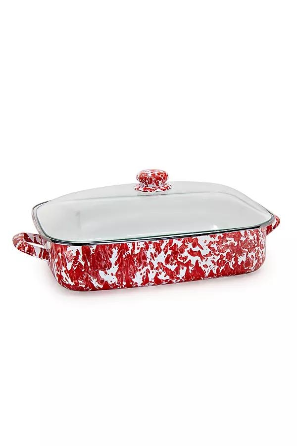 10.5 Quart Enamelware Roasting Pan - Image 0