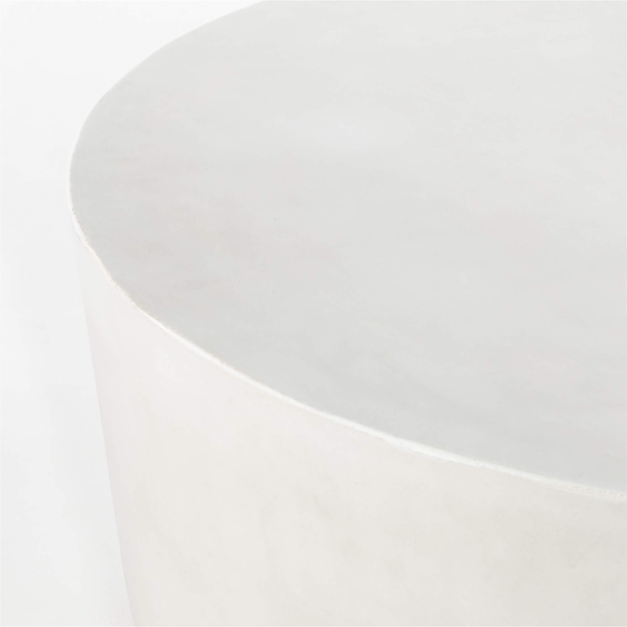 Cap Cement Coffee Table, Ivory - Image 6