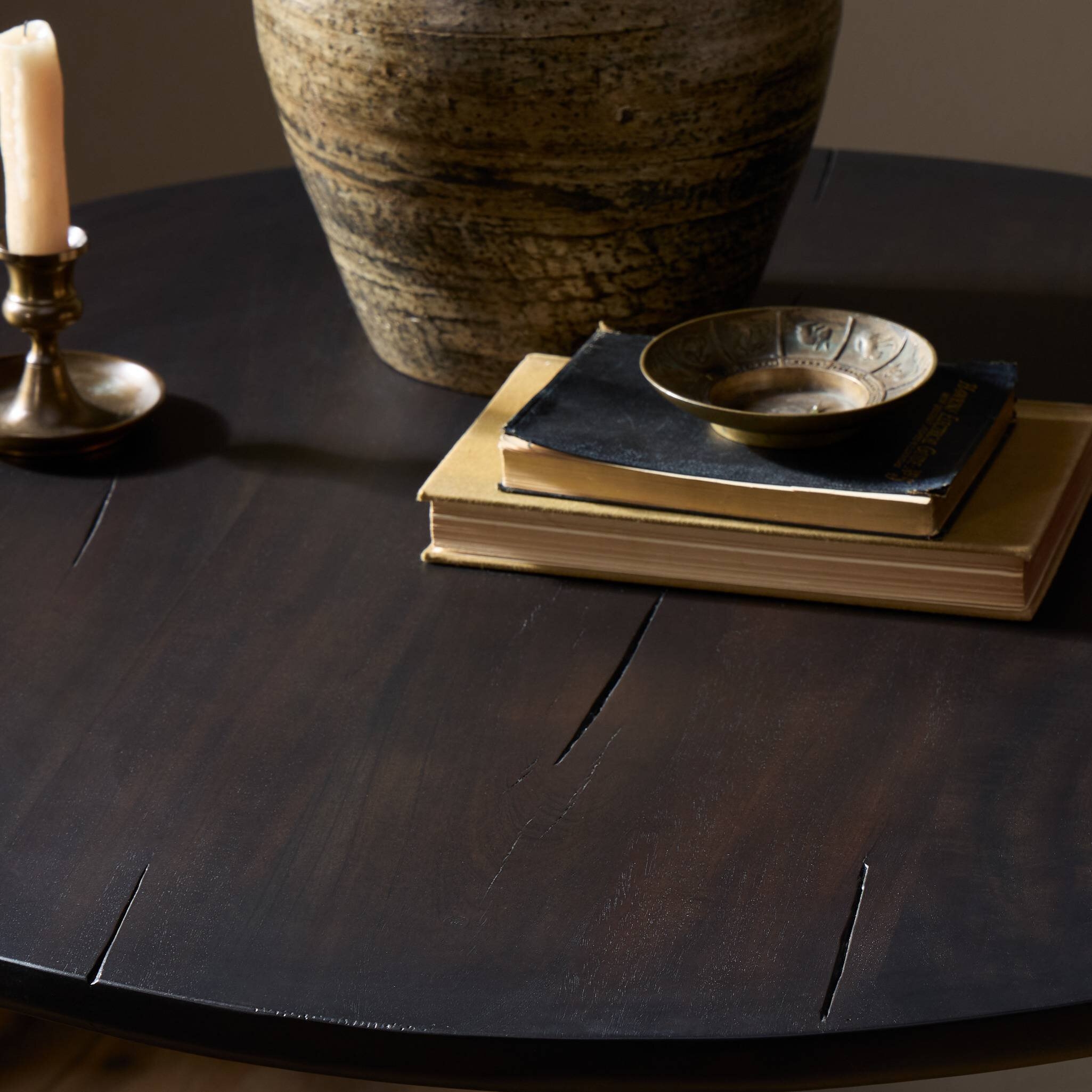 Barron End Table - Dark Reclaimed - Image 9