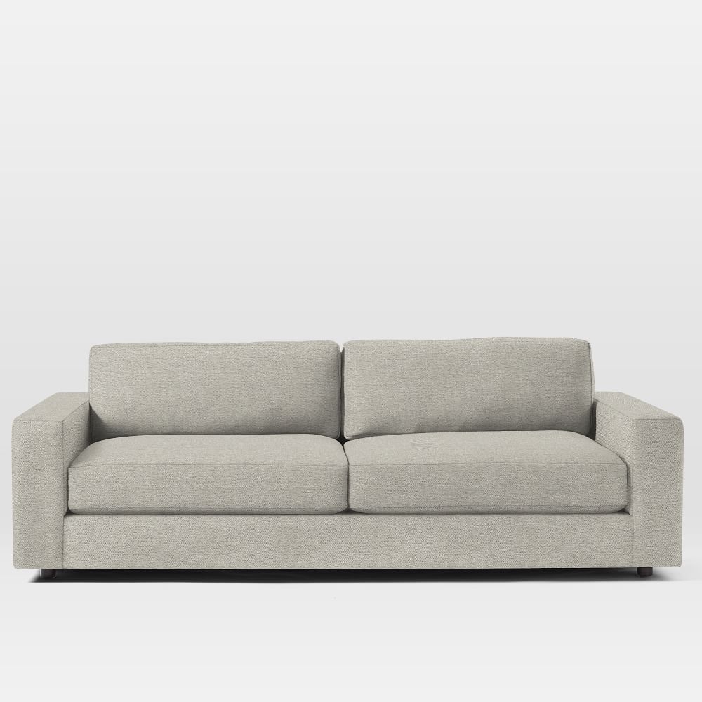 Urban 84.5" Sofa, Down Blend, Twill, Dove, Concealed Supports - Image 0