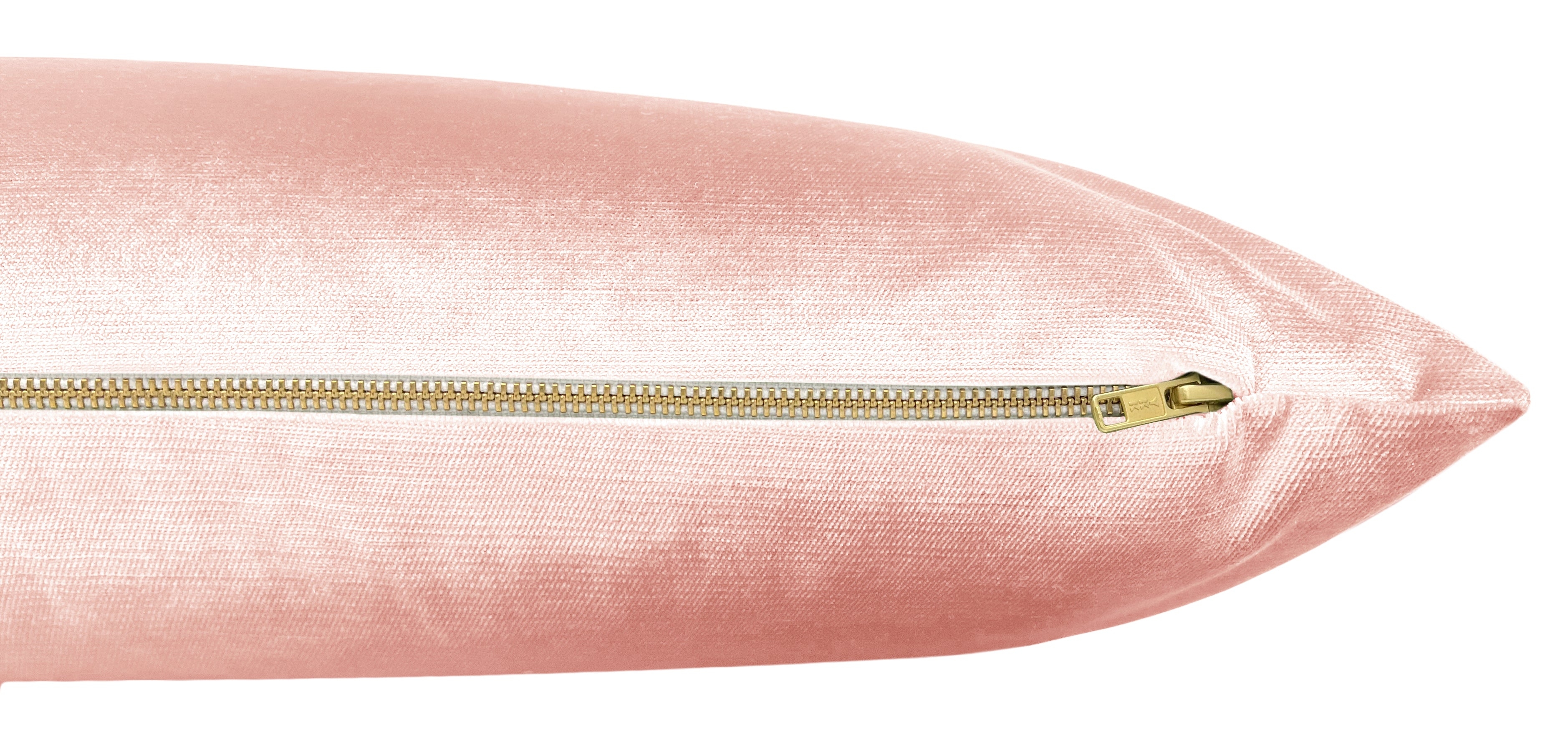 THE XL LUMBAR :: FAUX SILK VELVET // PINK PEONY - BY THE YARD - Image 1