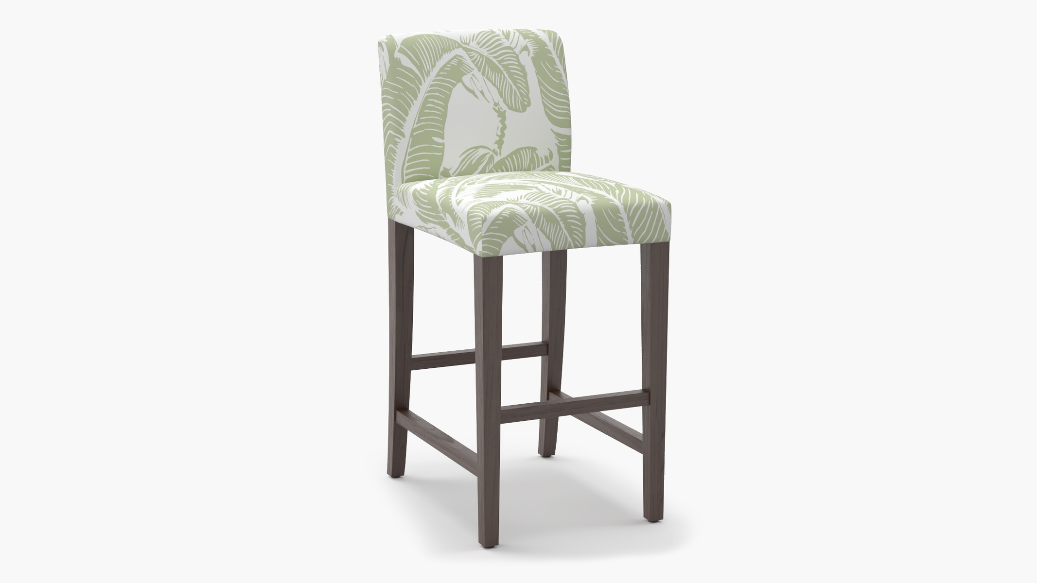 Signature Dining Bar Stool, Sage Martinique® Encore, Espresso Square Tapered Leg - Image 1