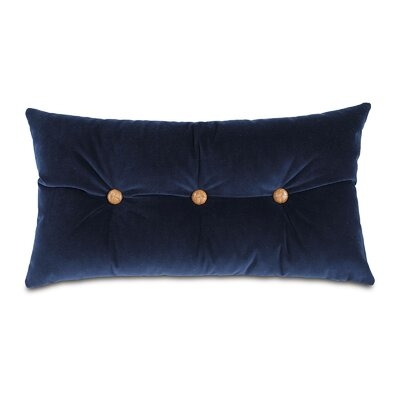 Barclay Butera Danior Plush Navy Bolster Pillow - Image 0