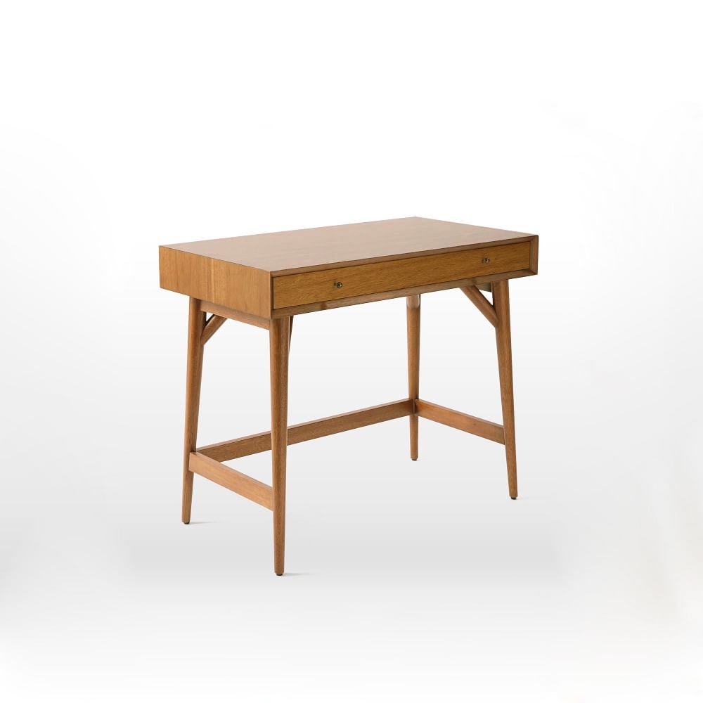 Mid Century Mini Desk, Acorn - Image 0