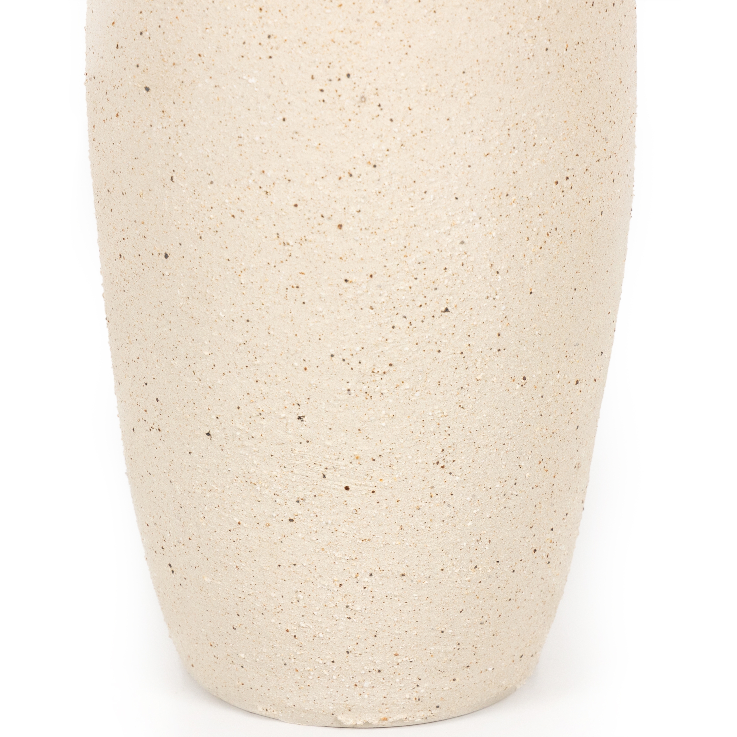 Izan Tall Vase-Natural Grog Ceramic - Image 5