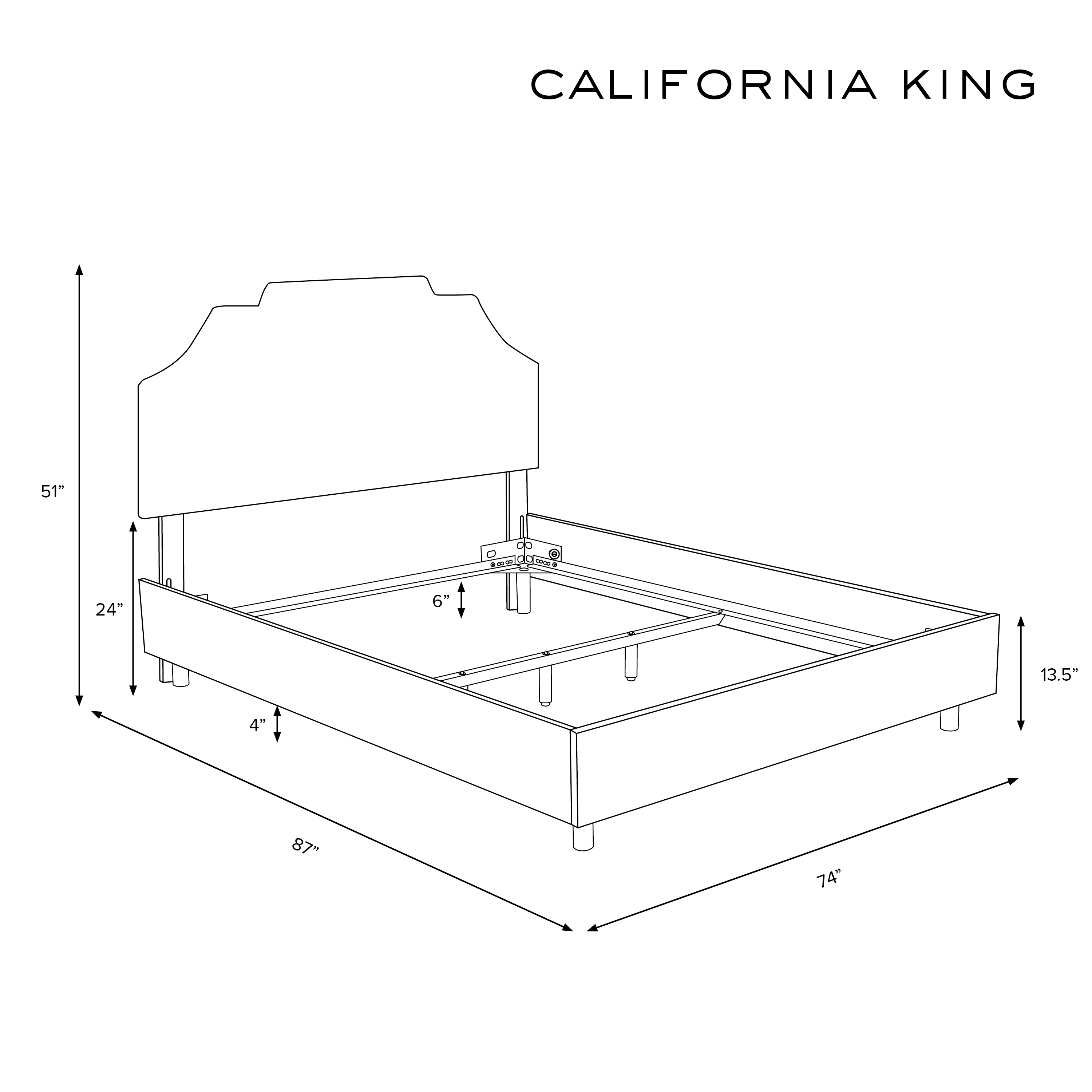 California King Leona Bed - Image 5