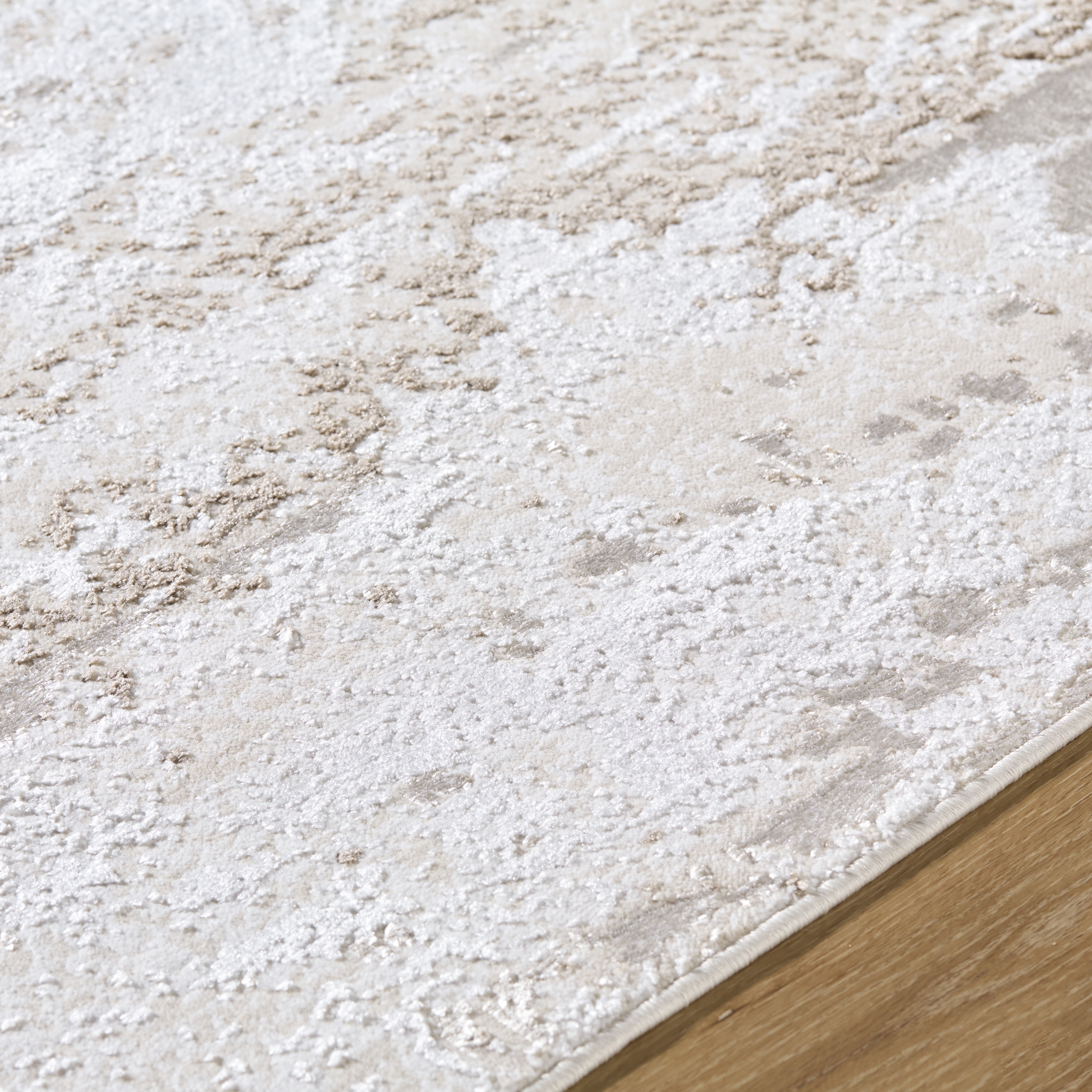 Sunrise Beige Indoor 2' x 2'11" Machine Woven Rug - Image 2