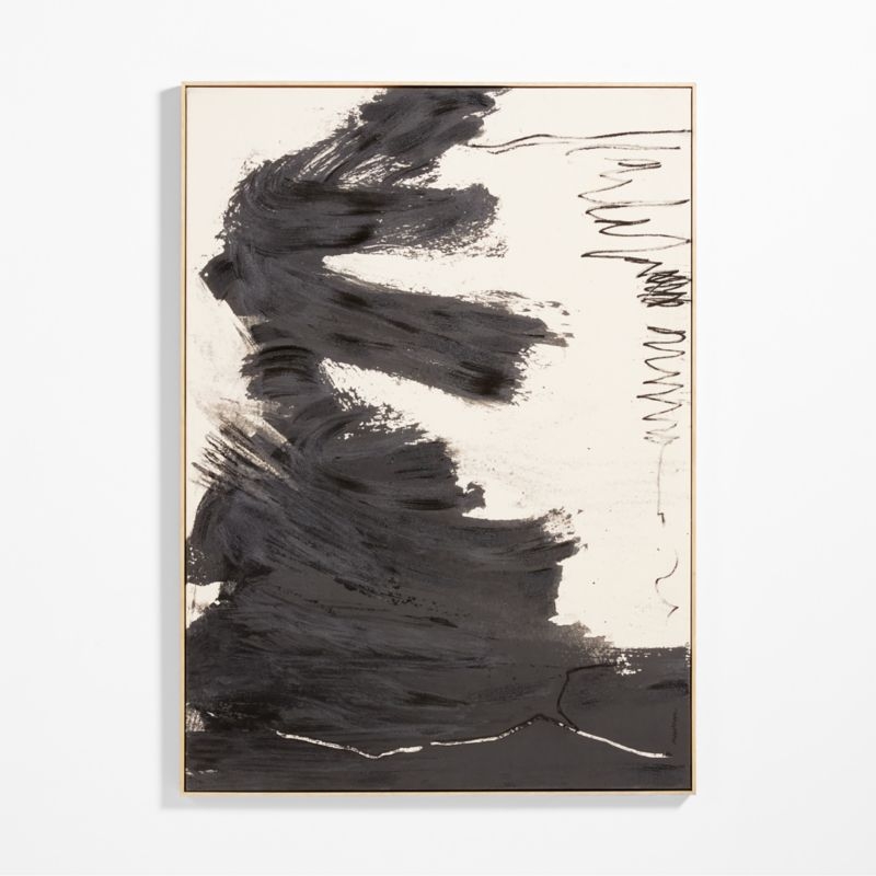 "Overarching" by Mary Elizabeth Peterson White Canvas 65"x47" Framed Wall Art Print - Image 2