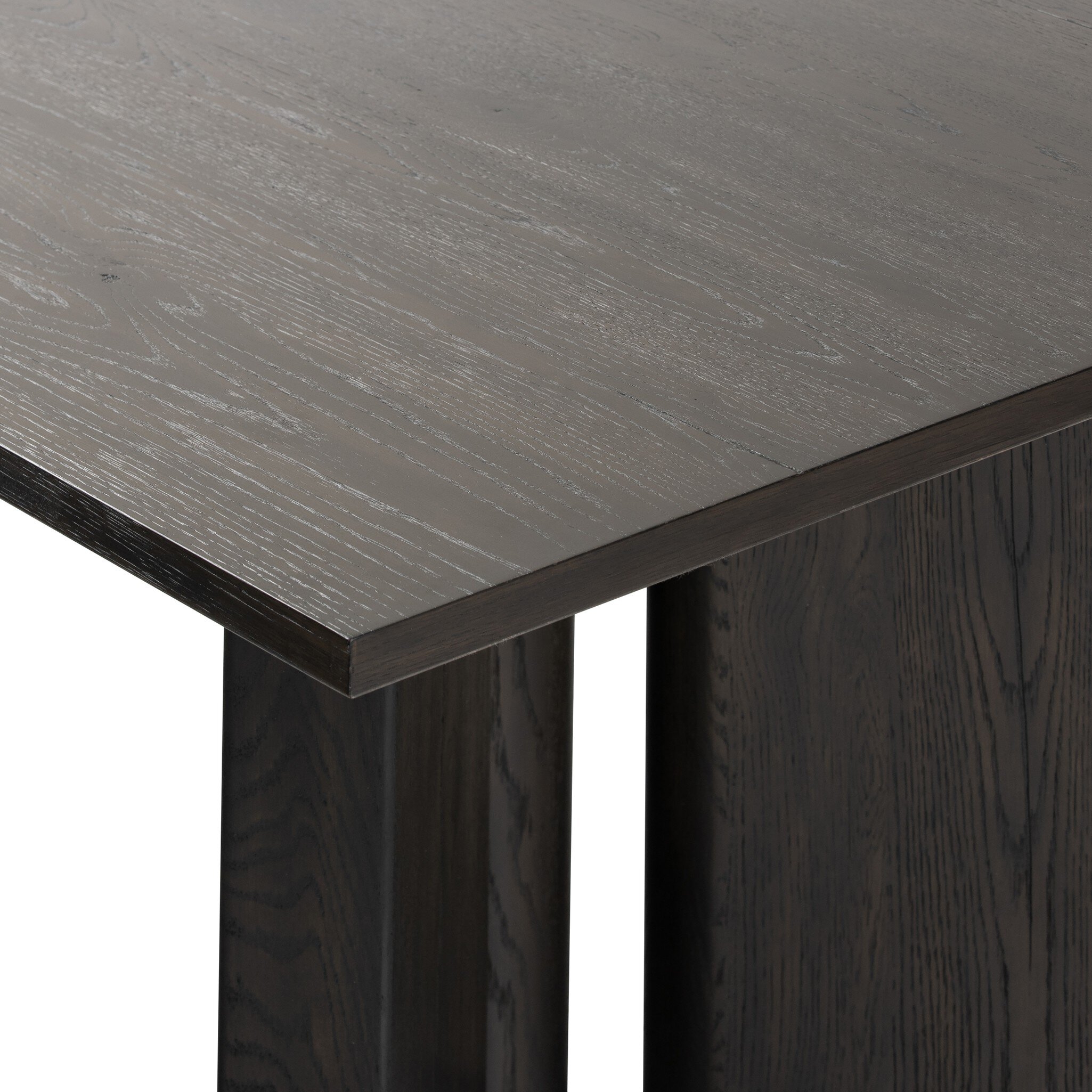 Huxley Dining Table 84" - Smoked Black Veneer - Image 4