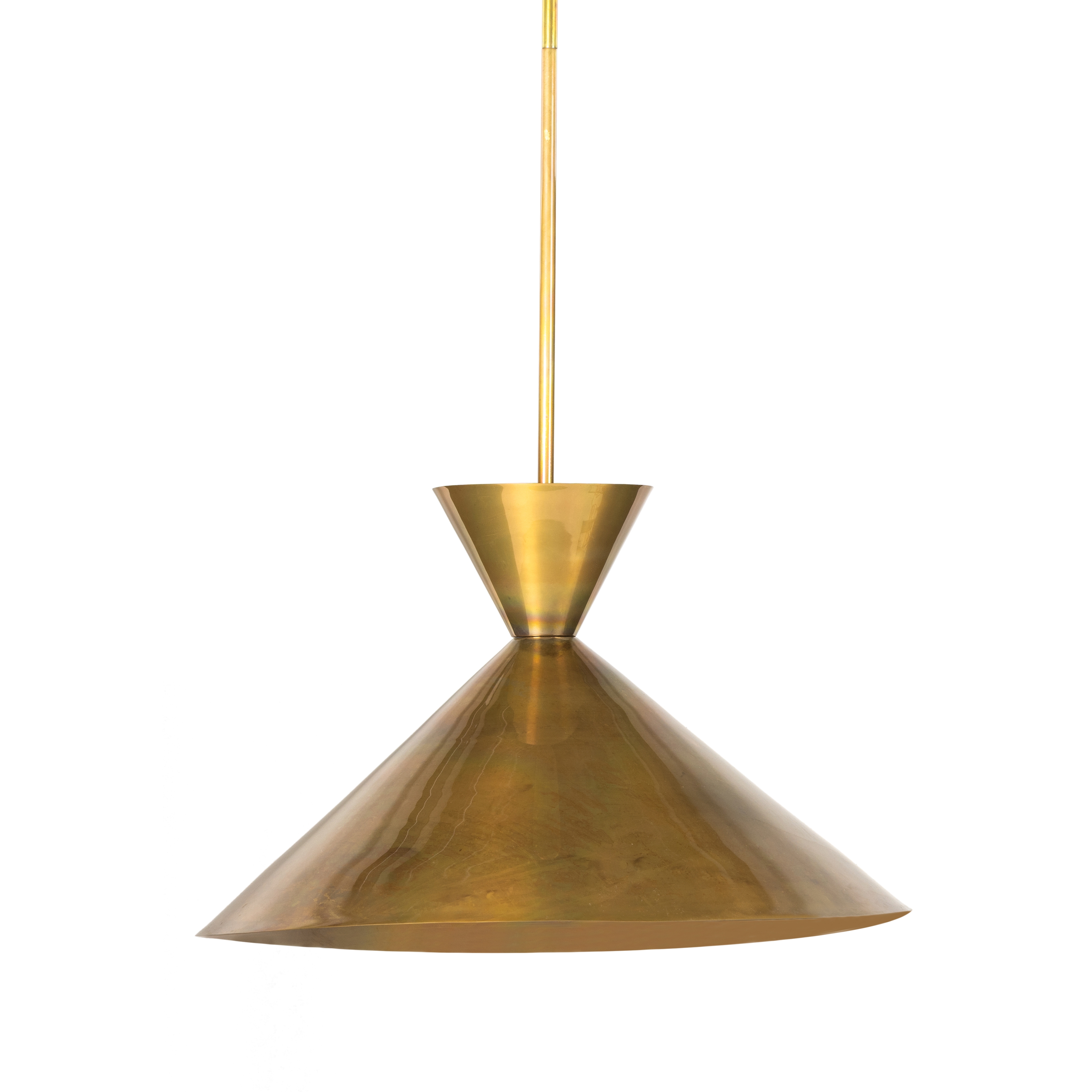 Clement Large Pendant-Burnt Brass - Image 0