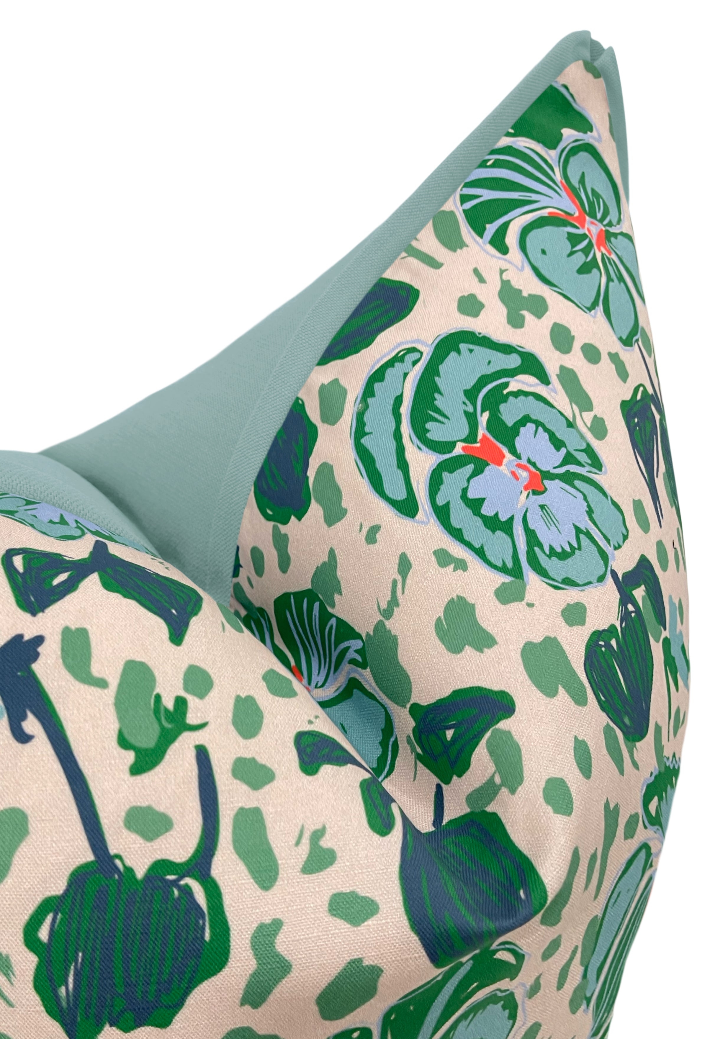 ALICE | LULIE WALLACE - 20" X 20" / BUTTERFLY FLANGE / Spa Blue - Image 0