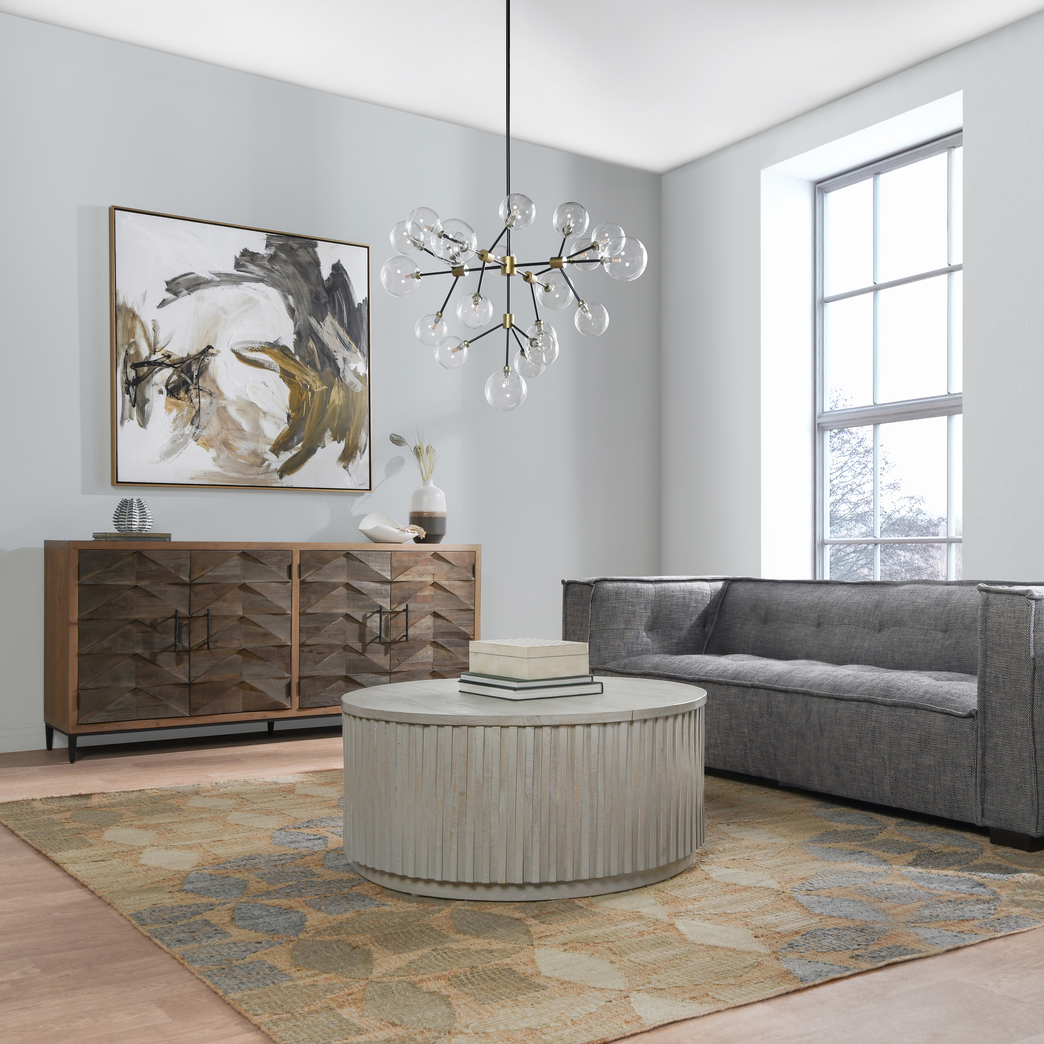 Phoenix Chandelier Black/Gold - Image 5