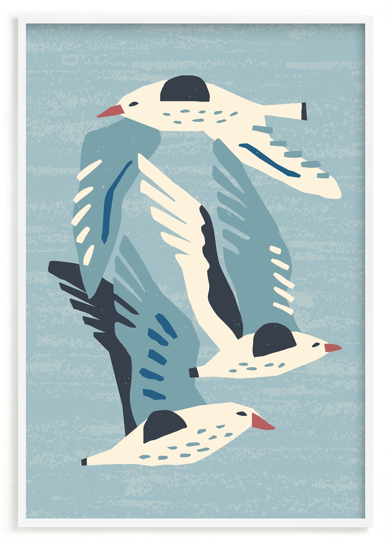 Seagulls Limited Edition Fine Art Print 2 - Image 0