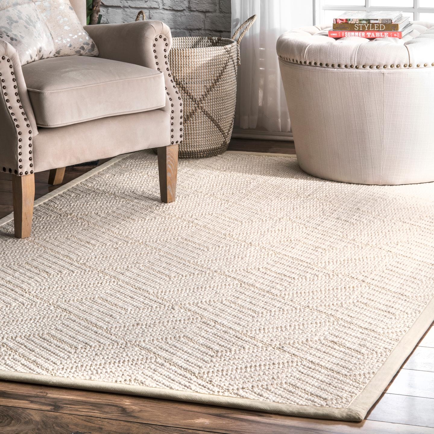 Natural Textured Suzanne Rug Area Rug - Image 0