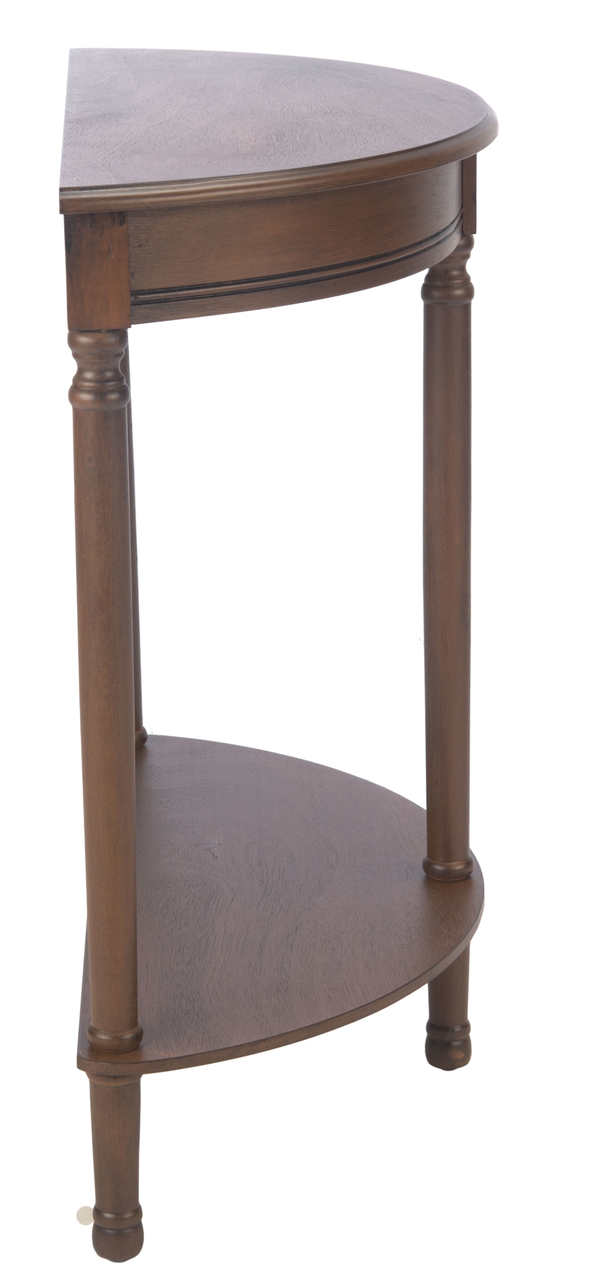 Tinsley Half Round Console Table - Brown - Safavieh - Image 4