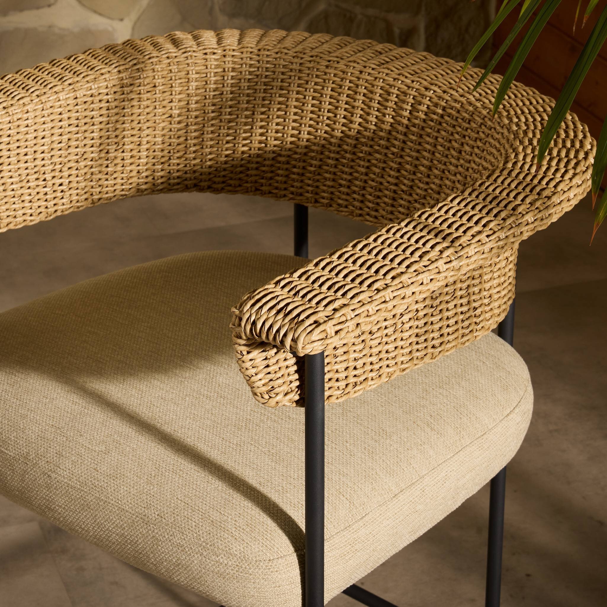 Carrie Outdoor Stool - Ellor Beige - Image 13