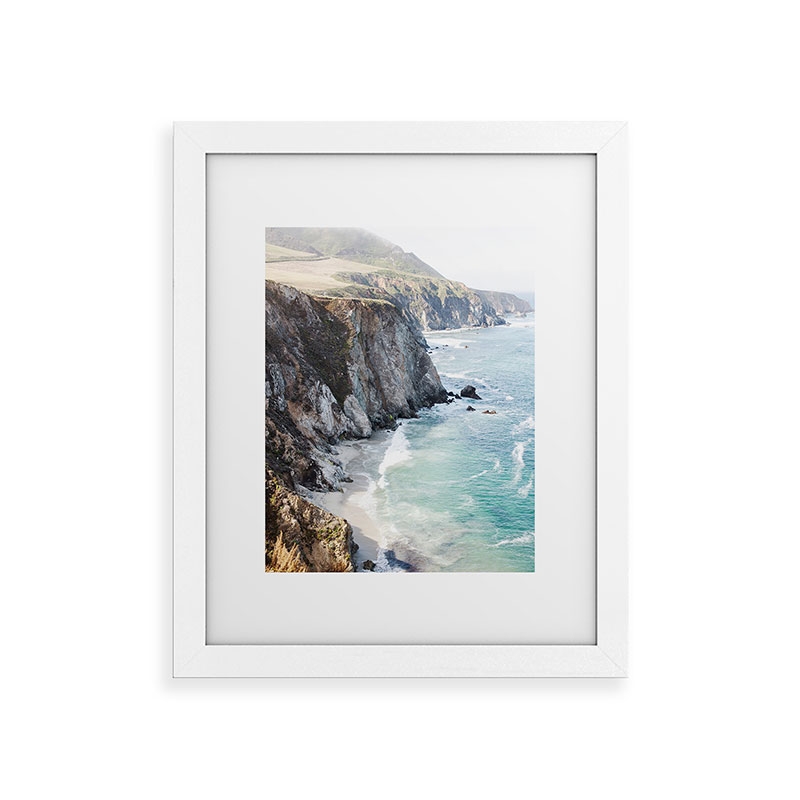 Big Sur by Bree Madden - Framed Art Print Classic White 24" x 36" - Image 0