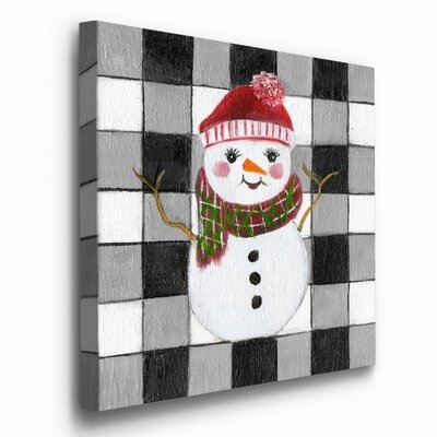Holiday Plaid II - Wrapped Canvas Print - Image 0