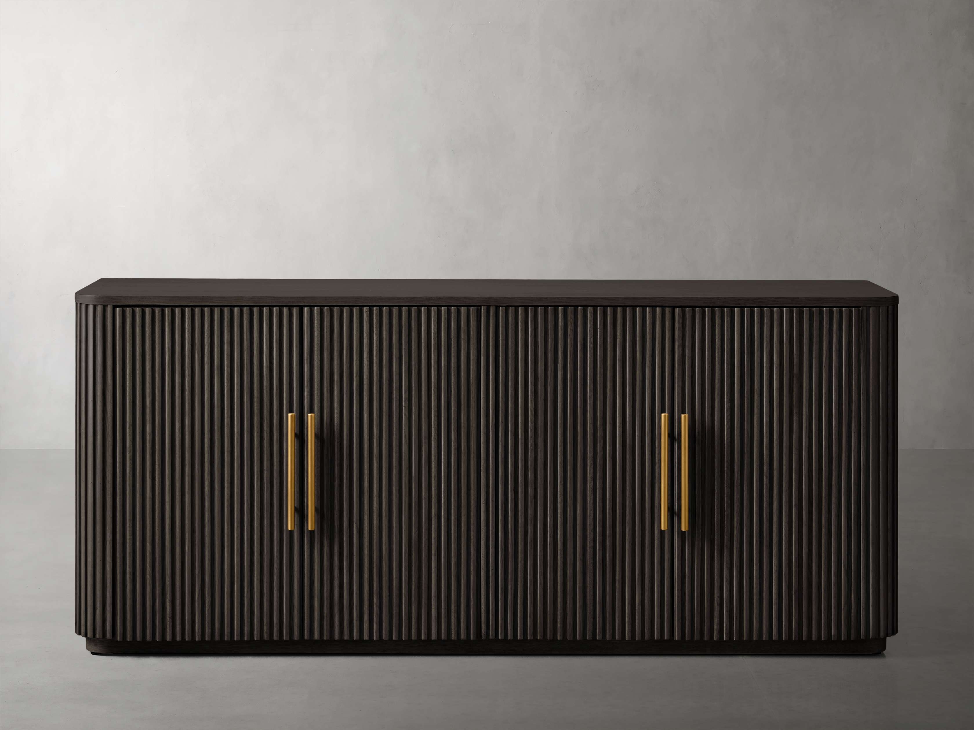 Finnley Sideboard Wood in Black  Ebony - Image 0