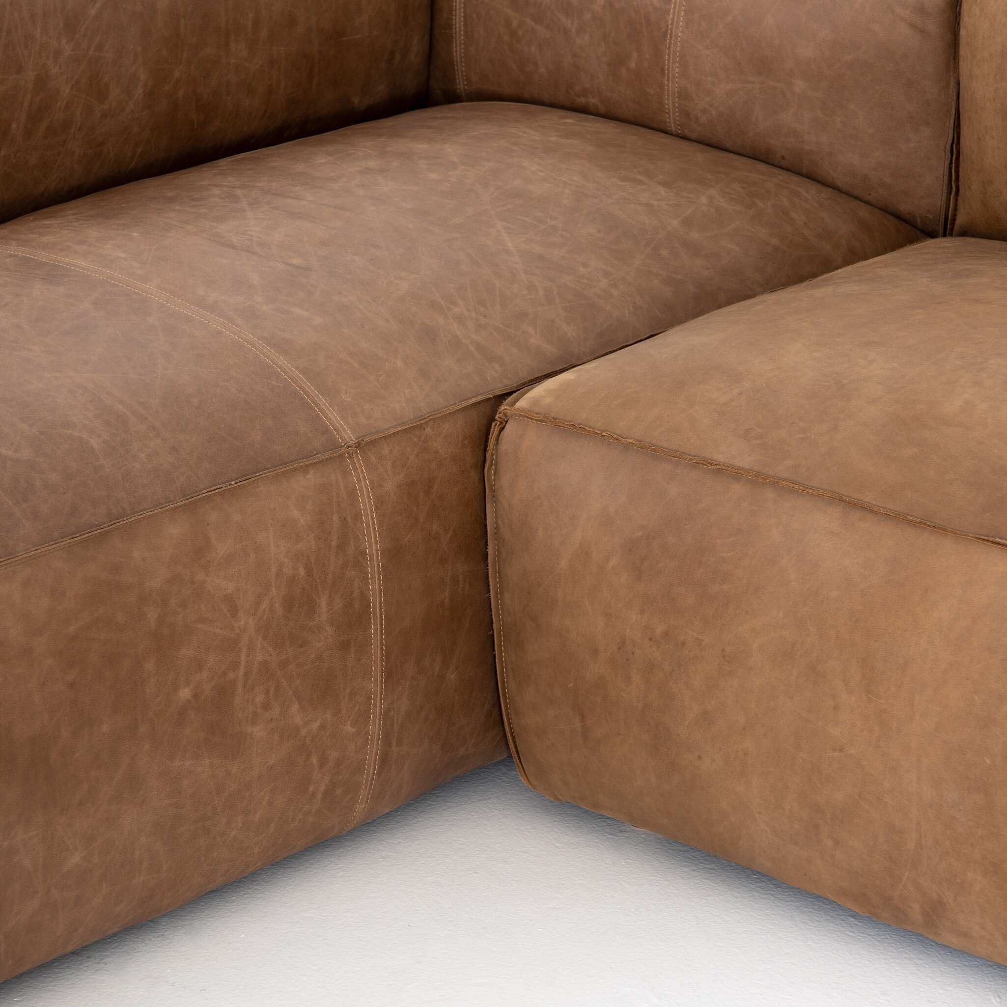 Nolita Sectional - Natural Washed Sand - Image 3