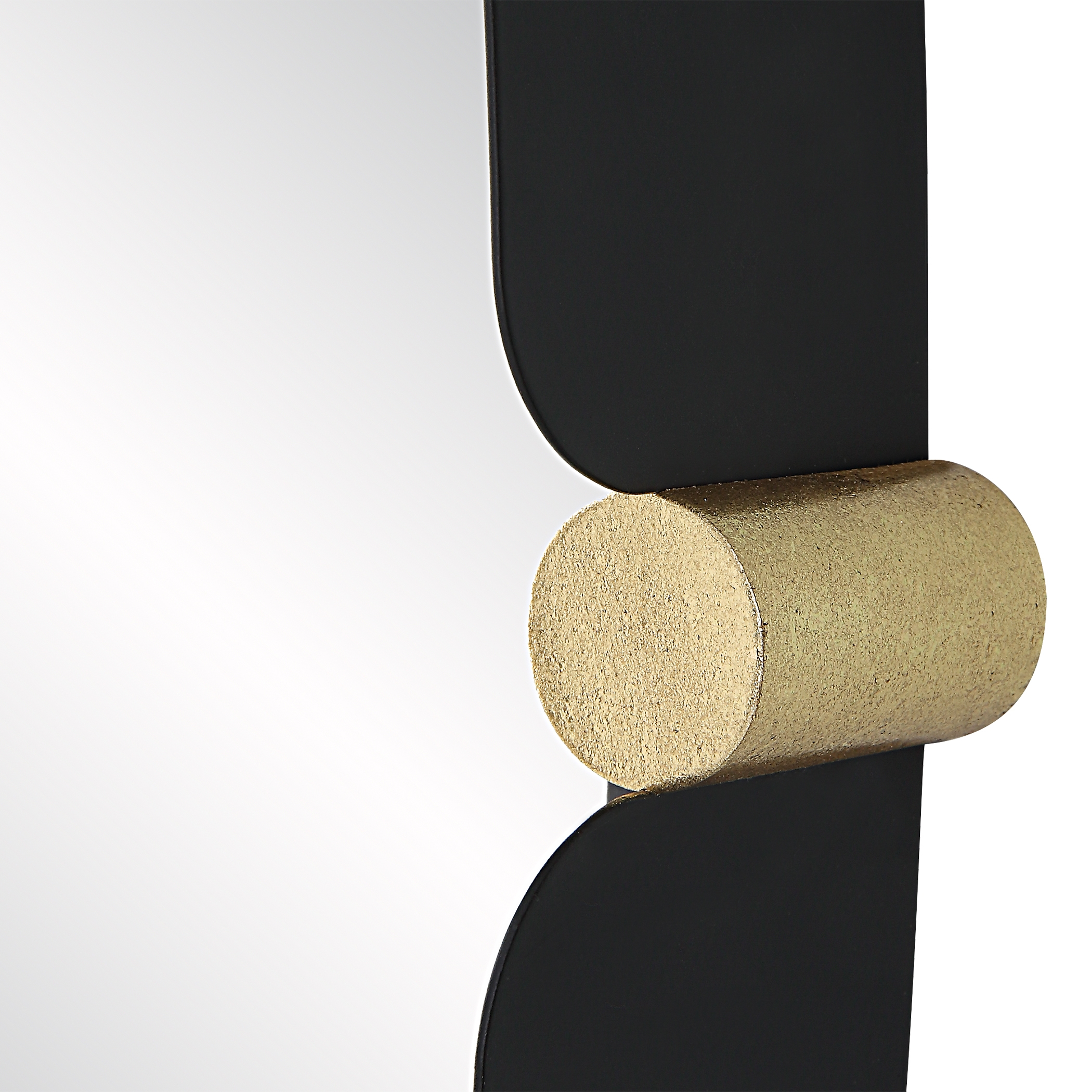 Bonded Round Black Mirror - Image 4