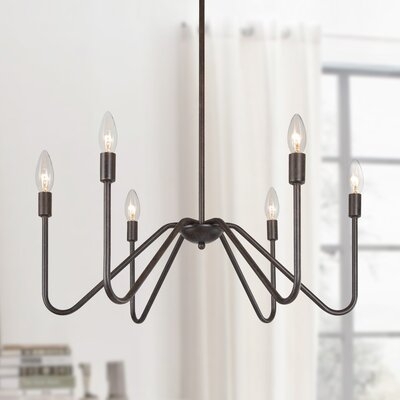 Joule 6 - Light Candle Style Classic Chandelier - Image 0