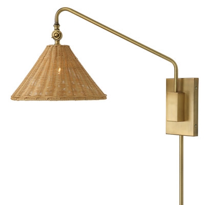 Vonetta Steel Plug-in Swing Arm Sconce
