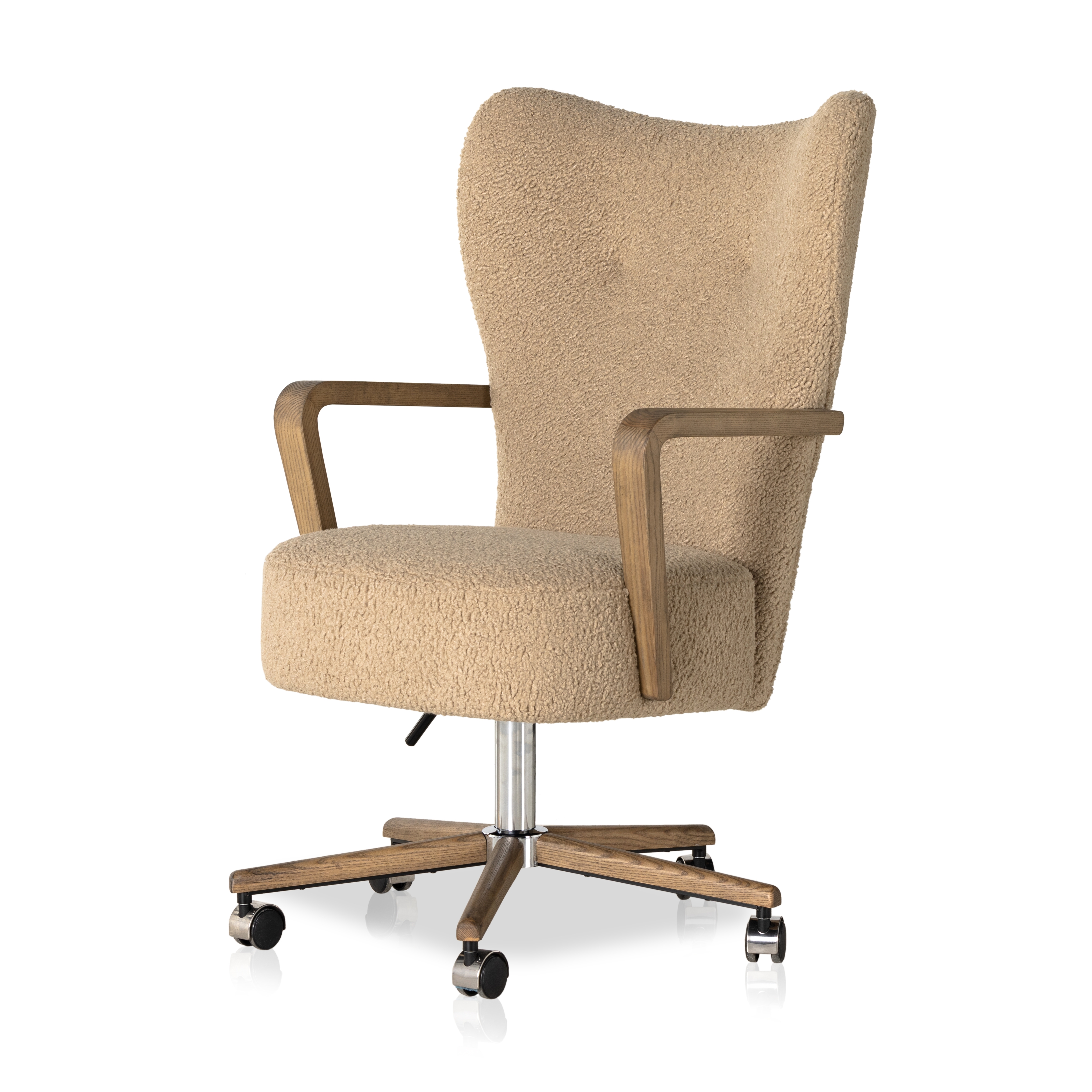Melrose Desk Chair - Sheepskin Camel - Image 0