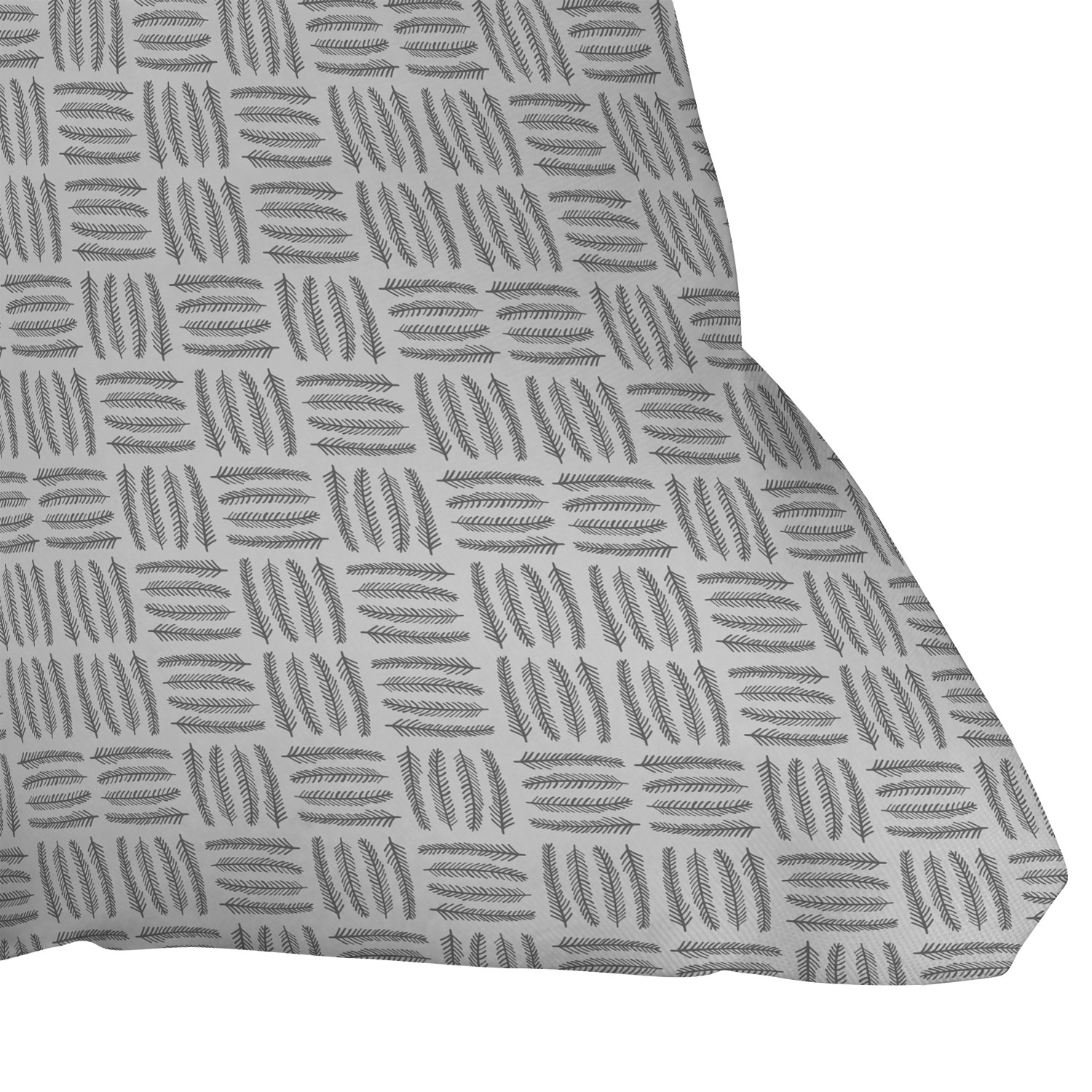 Pine Needle Checker I by Iveta Abolina - Indoor Throw Pillow 20" x 20" - Image 2