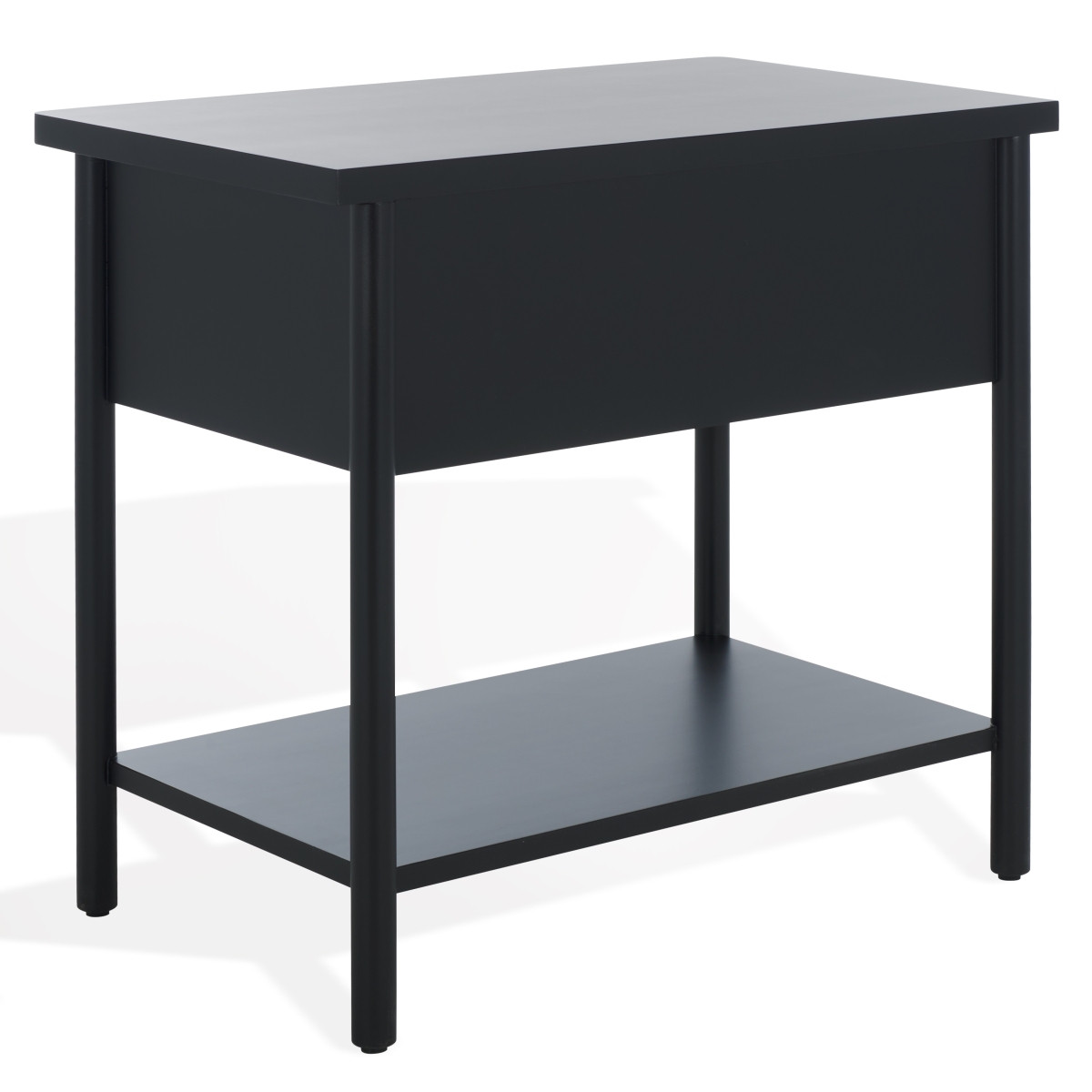 Fayletta 1 Dr Wood Nightstand - Black - Image 7